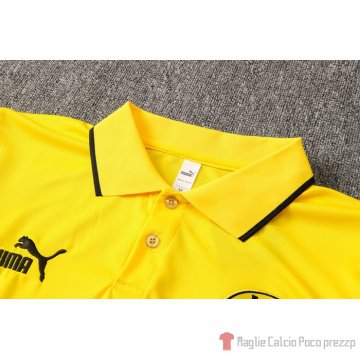 Maglia Polo Borussia Dortmund 21-22 Giallo