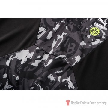 Maglia Polo Borussia Dortmund 21-22 Negro