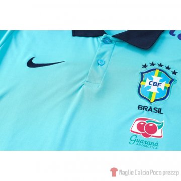 Maglia Polo Del Brasile 2022-23 Azul