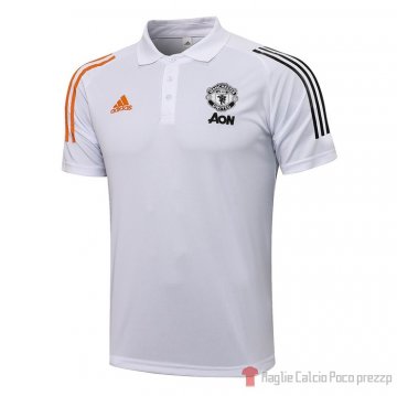 Polo Manchester United 21-22 Blanco Polo Manchester United 21-22 Blanco