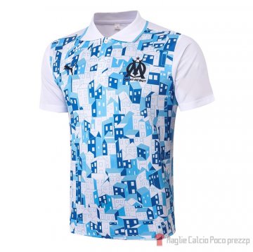 Polo Olympique Marsella 2020-21 Blanco Polo Olympique Marsella 2020-21 Blanco