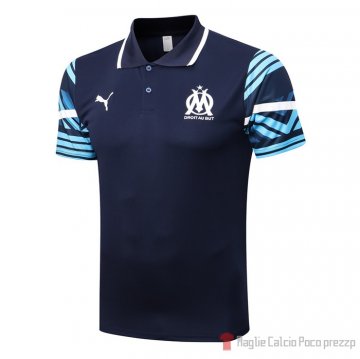 Maglia Polo Del Olympique Marsella 2022-2023 Azul Marino Maglia Polo Del Olympique Marsella 2022-2023 Azul Marino