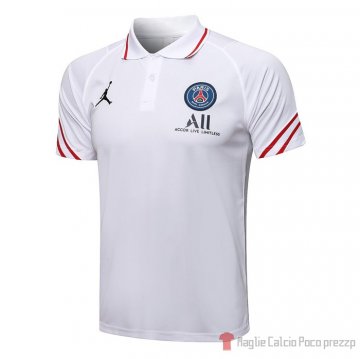 Polo Paris Saint-germain Jordan 2021-2022 Blanco Polo Paris Saint-germain Jordan 2021-2022 Blanco