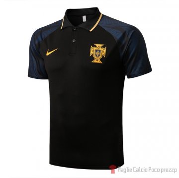 Maglia Polo Del Portogallo 22-23 Negro Maglia Polo Del Portogallo 22-23 Negro