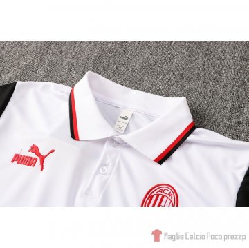 Maglia Polo Milan 21-22 Bianco