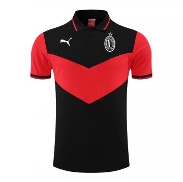 Maglia Polo Milan 22-23 Nero E Rosso