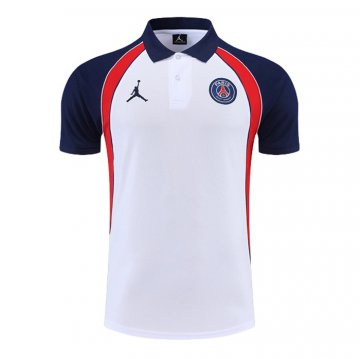 Maglia Polo Paris Saint-germain Jordan 2022-23 Bianco