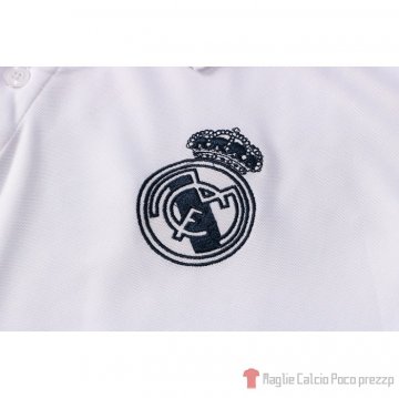 Maglia Polo Real Madrid 21-22 Bianco