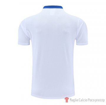 Maglia Polo Real Madrid 22-23 Bianco E Blu