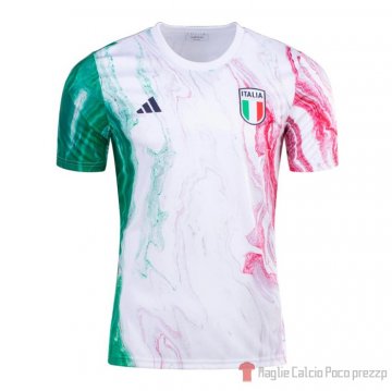 Maglia Pre-partita Del Italia 2023 Blanco