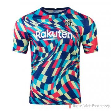 Maglia Pre Partido Del Barcellona 20-21 Blu Maglia Pre Partido Del Barcellona 20-21 Blu