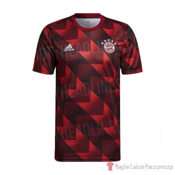 Maglia Pre-partita Bayern Munich 2022 Rojo Y Negro