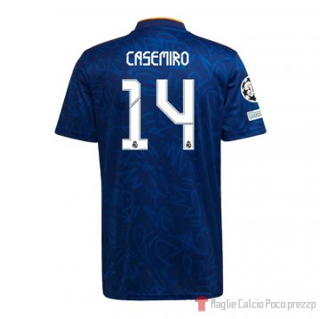 Maglia Real Madrid Giocatore Casemiro Away 21-22 Maglia Real Madrid Giocatore Casemiro Away 21-22