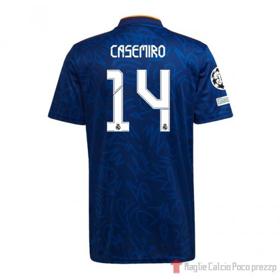 Maglia Real Madrid Giocatore Casemiro Away 21-22 - Clicca l'immagine per chiudere