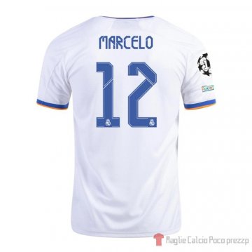 Maglia Real Madrid Giocatore Marcelo Home 21-22 Maglia Real Madrid Giocatore Marcelo Home 21-22