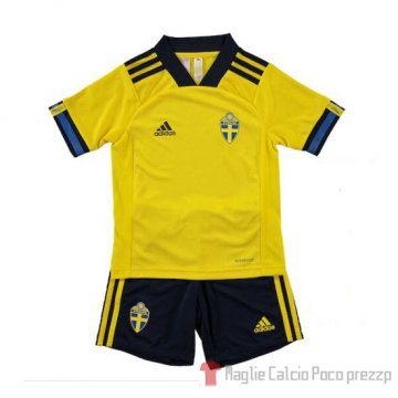 Maglia Svezia Home Bambino 2020