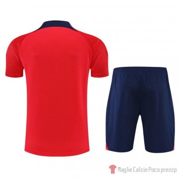 Tuta Da Track Atletico Madrid Manica Corta 22-23 Rosso - Pantalon Corto