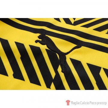 Tuta Da Track Borussia Dortmund Manica Corta 22-23 Amarillo - Pantalon Corto