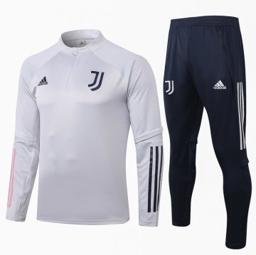 Tuta Da Track Felpa Juventus Bambino 20-21 Grigio