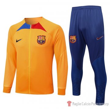 Tuta Da Track Giacca Barcellona 22-23 Arancione Tuta Da Track Giacca Barcellona 22-23 Arancione