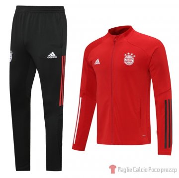 Tuta Da Track Giacca Bayern Munich 2020-21 Rosso