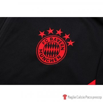 Tuta Da Track Giacca Bayern Munich Bambino 22-23 Nero