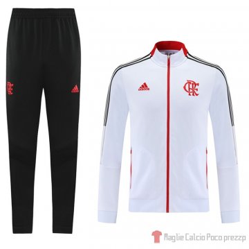 Tuta Da Track Giacca Flamengo 21-22 Bianco Tuta Da Track Giacca Flamengo 21-22 Bianco