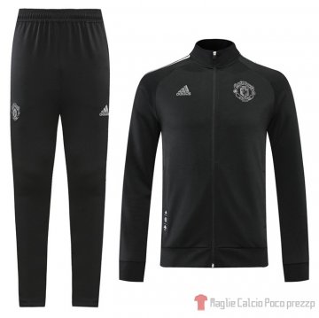 Tuta Da Track Giacca Manchester United 22-23 Nero Tuta Da Track Giacca Manchester United 22-23 Nero