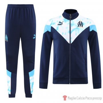 Tuta Da Track Giacca Marsiglia 2022-23 Blu Tuta Da Track Giacca Marsiglia 2022-23 Blu