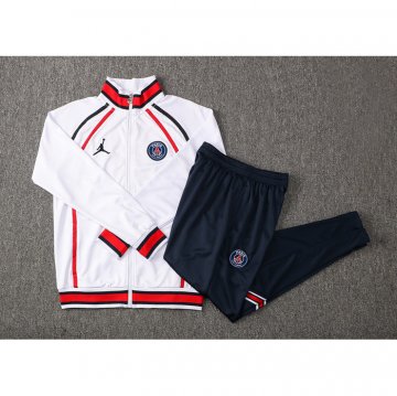 Tuta Da Track Giacca Paris Saint-germain Jordan 2021-22 Bianco