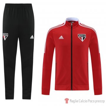 Tuta Da Track Giacca Sao Paulo 21-22 Rosso Tuta Da Track Giacca Sao Paulo 21-22 Rosso