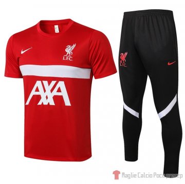 Tuta Da Track Liverpool Manica Corta 21-22 Rosso Tuta Da Track Liverpool Manica Corta 21-22 Rosso