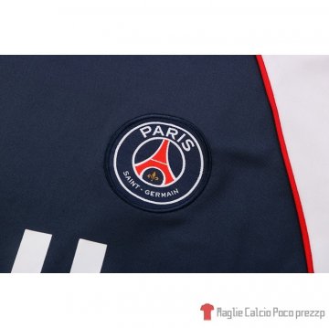 Tuta Da Track Paris Saint-germain Jordan Manica Corta 22-23 Blu - Pantalon Corto