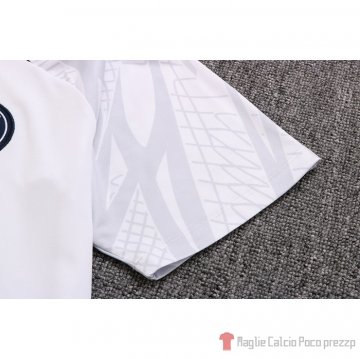 Tuta Da Track Paris Saint-germain Manica Corta 2022-2023 Bianco