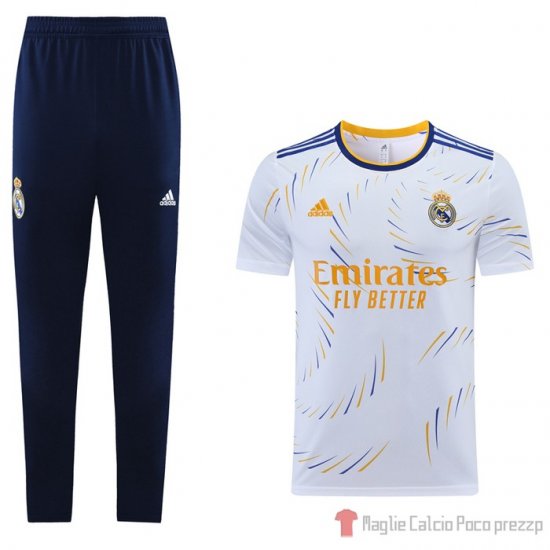 Tuta Da Track Real Madrid Manica Corta 21-22 Bianco - Clicca l'immagine per chiudere
