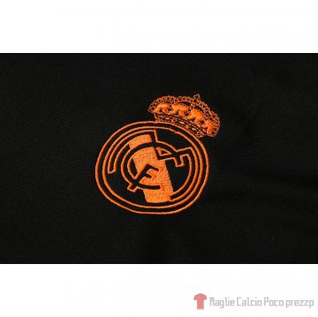 Tuta Da Track Real Madrid Manica Corta 21-22 Nero