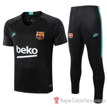 Tuta da Track Barcellona Manica Corta 2019/2020 Nero Tuta da Track Barcellona Manica Corta 2019/2020 Nero