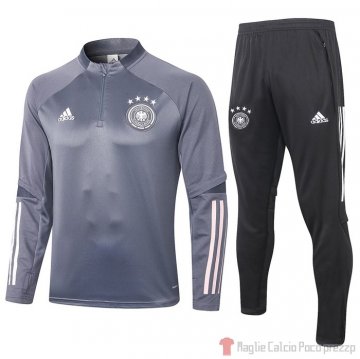 Tuta da Track Felpa Germania 2020 Grigio Tuta da Track Felpa Germania 2020 Grigio