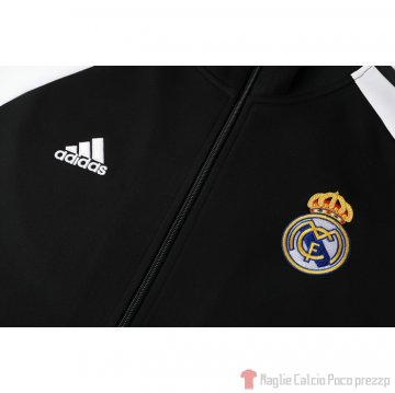 Tuta da Track Giacca Real Madrid 2020/2021 Nero e Bianco