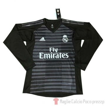 Camiseta Real Madrid Portiere Maglia Gara Home Manica Lunga 2018