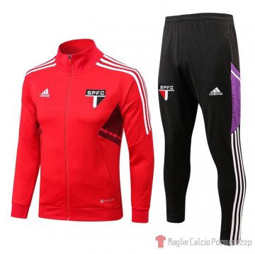 Tuta De Giacca Sao Paulo 22-23 Rojo Tuta De Giacca Sao Paulo 22-23 Rojo