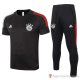 Tuta da track Bayern Munich Manica Corta 20-21 Negro