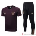 Chandal Del Germania Manica Corta 22-23 Marron