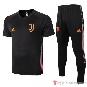 Tuta da Track Juventus Manica Corta 20-21 Negro Tuta da Track Juventus Manica Corta 20-21 Negro