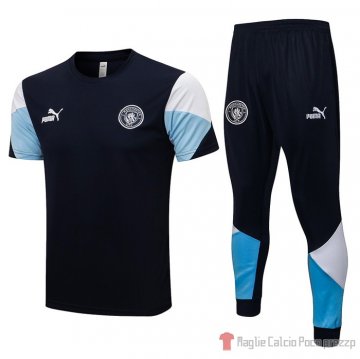 Tutal Manchester City Manica Corta 21-22 Azul