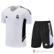 Chandal Del Real Madrid Manica Corta 22-23 Blanco - Pantalon Corto