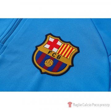 Tuta Da Track Felpa Barcellona 2021-2022 Azul