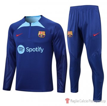 Felpa Della Tuta Barcellona 2022-2023 Azul