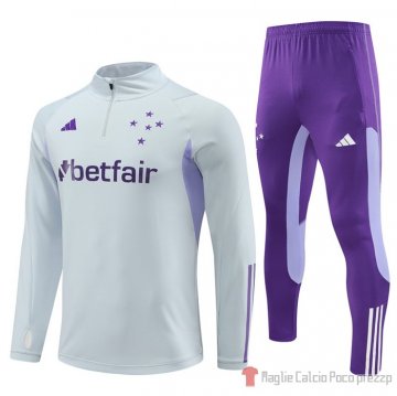 Felpa Della Tuta Cruzeiro Bambino 23-24 Gris Felpa Della Tuta Cruzeiro Bambino 23-24 Gris