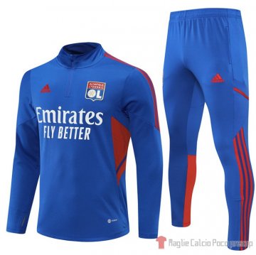 Felpa Della Tuta Lyon 2022-23 Azul Felpa Della Tuta Lyon 2022-23 Azul